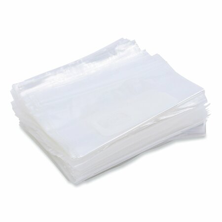 BOARDWALK Reclosable Food Storage Bags, 1 qt, 1.75 mil, 7" x 8", Clear, PK500 BWKQUARTBAG